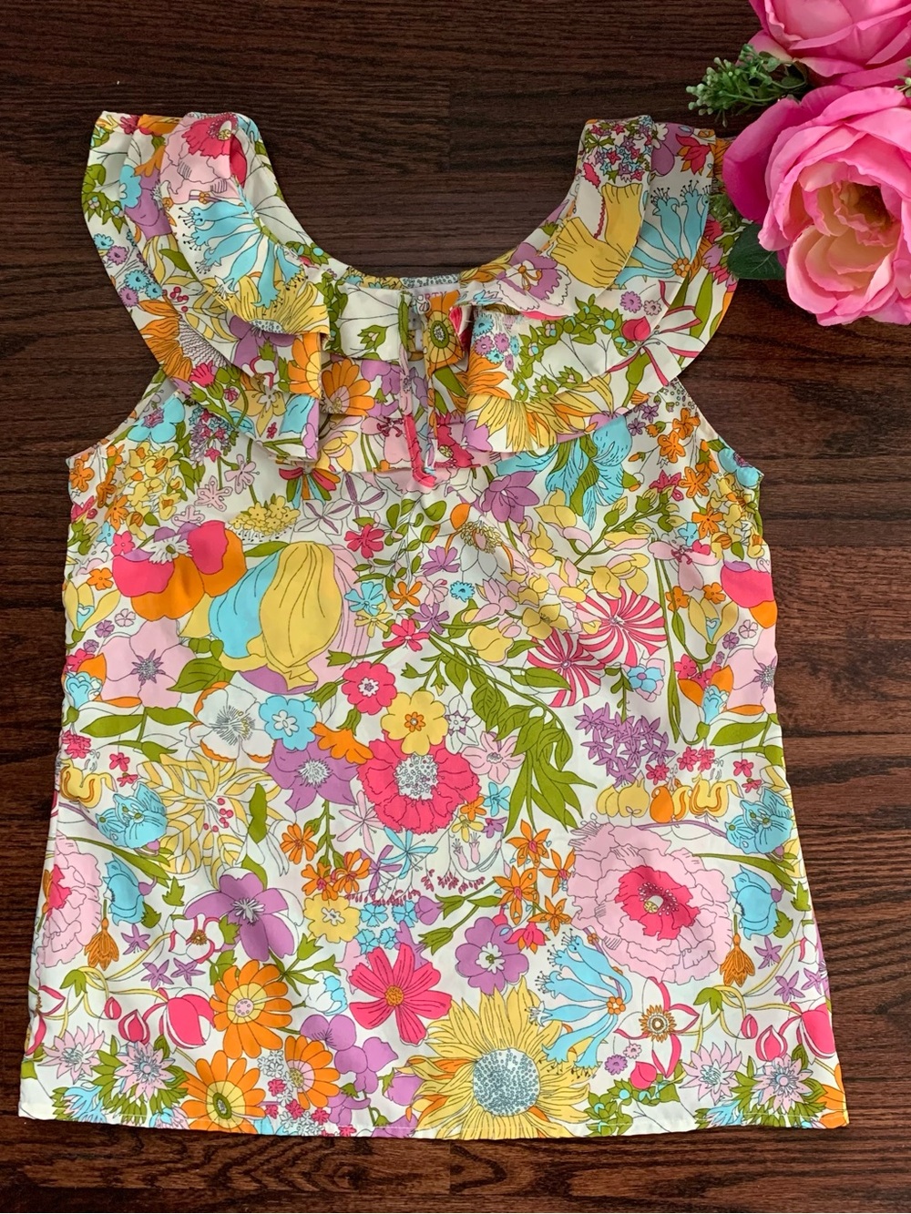 Liberty of London for Target ruffled top, size S